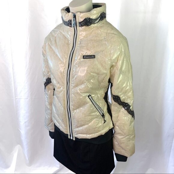 PIUMATE FEATHER DUCK DOWN COAT WINTER COAT BOMBER JACKET CLEAR JACKET WOMEN - Picture 7 of 13